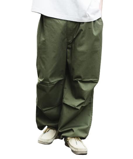美品✨コグザビッグスモーク　イージーカーゴパンツ　カーキ イージーワイドカーゴパンツ[品番：WG010093410]｜WEGO【MEN