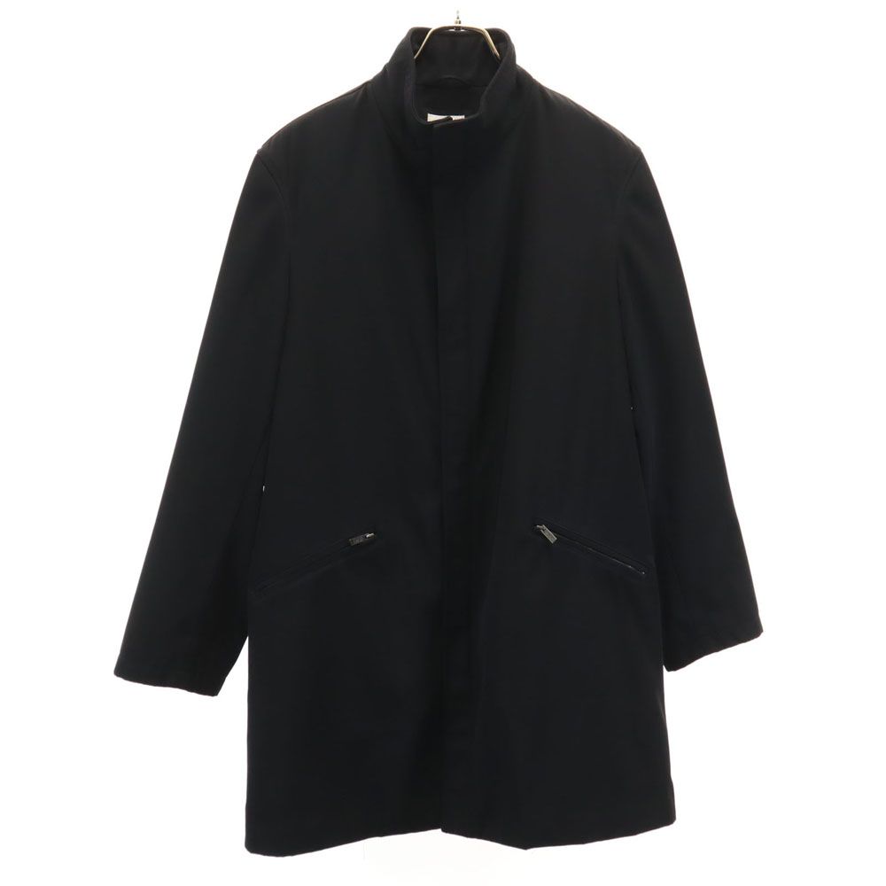 アルマーニコレッツォーニ コート 46 ブラック ARMANI COLLEZIONI ライナー付き メンズ