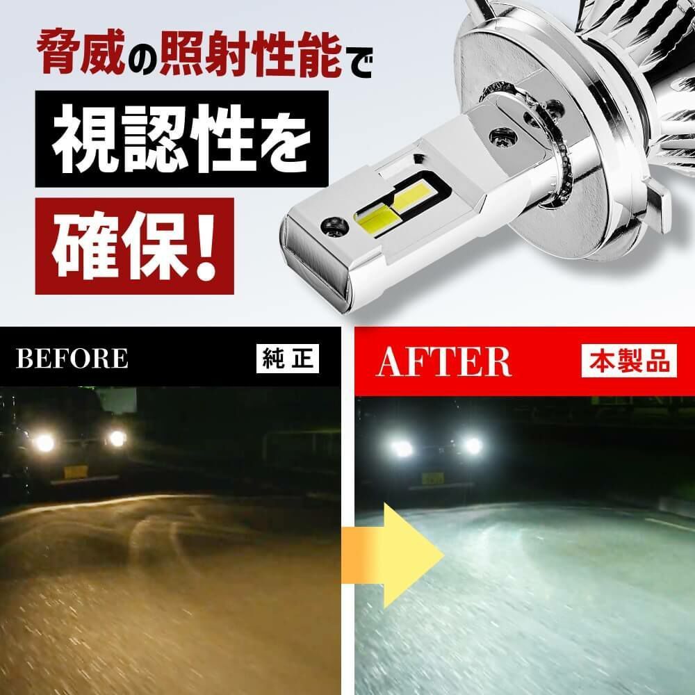 圧倒的な明るさ】即日発送！【HID屋公式ショップ】爆光 LED ヘッド