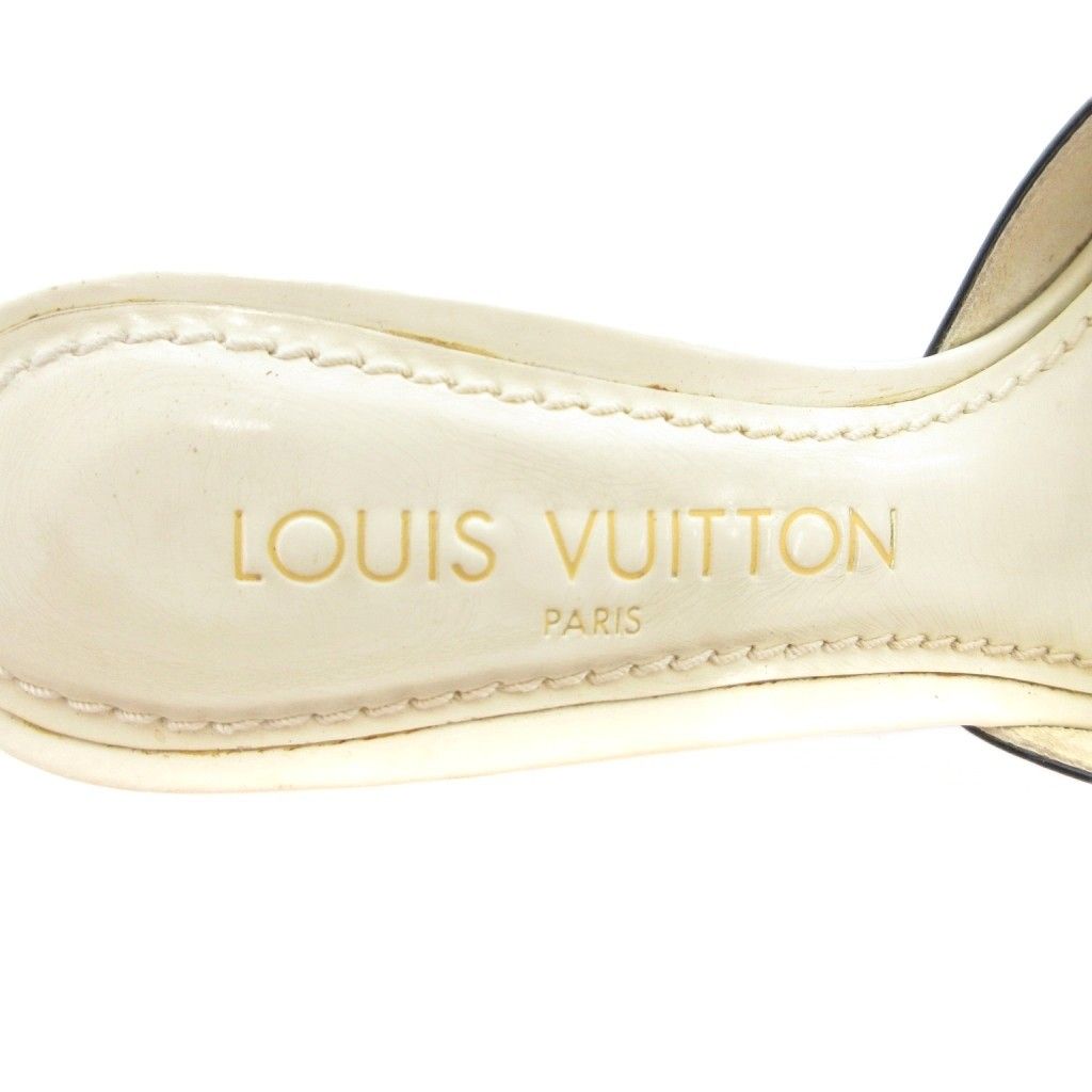Louis Vuitton リボン付きヒール ルイヴィトン LOUIS VUITTON ミュール シューズ ハイヒール