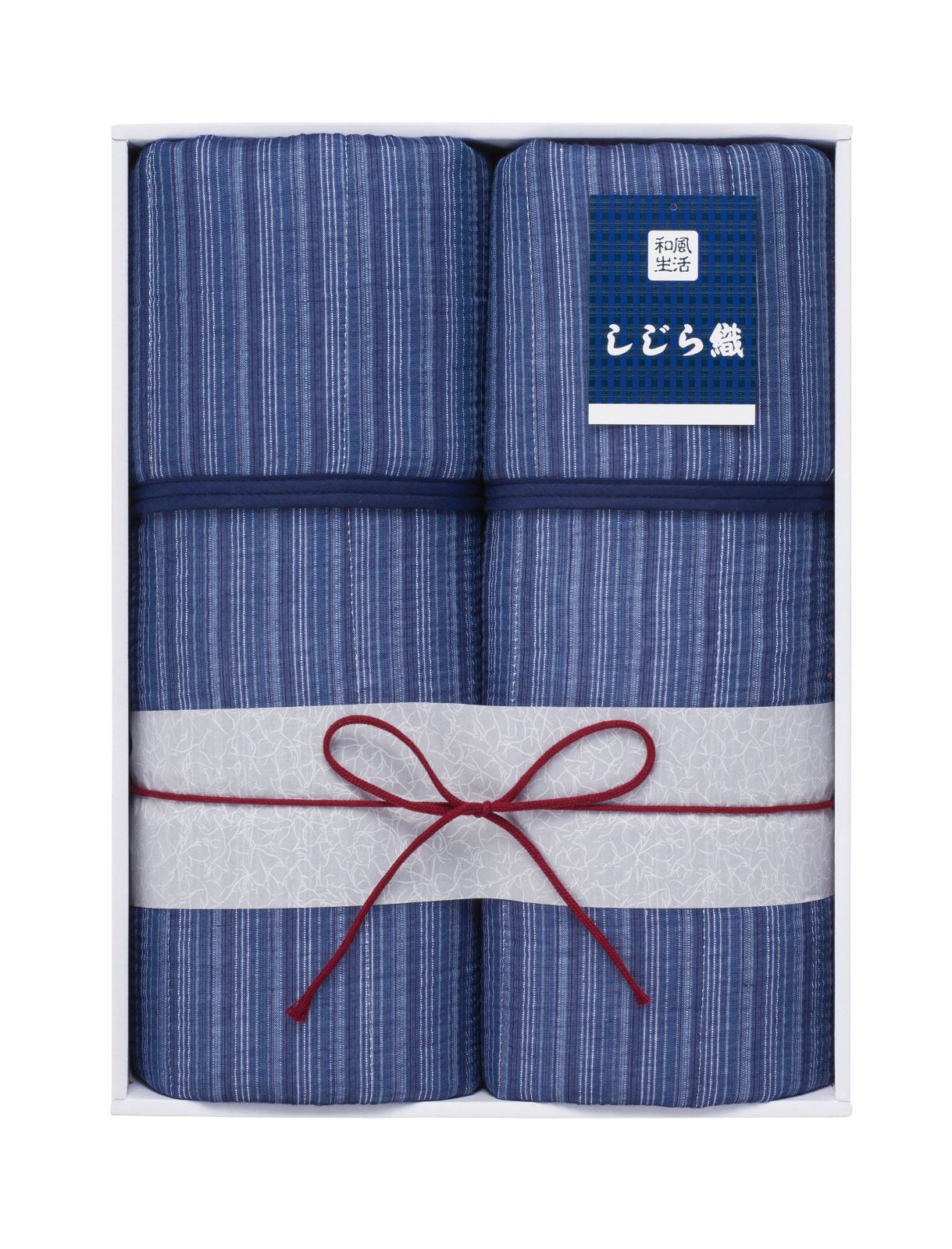 しじら織キルト敷パッド2枚セット