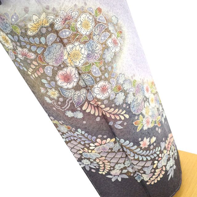 ［2881］訪問着 美品 辻ヶ花 落款有 一つ紋 橘 絞り 正絹 着物 袷 2881］訪問着 美品 辻ヶ花 落款有 一つ紋 橘 絞り 正絹 着物 袷