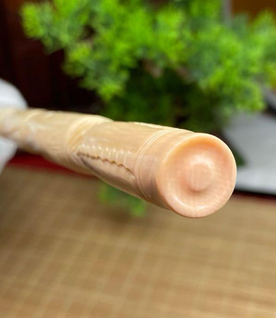 天然マンモス牙美しい手作り彫刻2孫の手痒み搔き棒