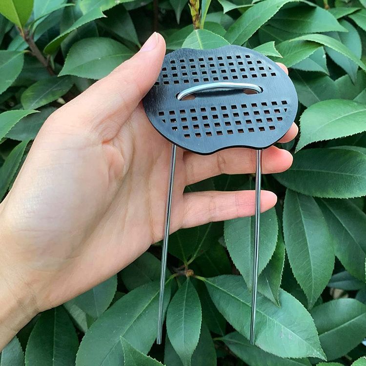 黒丸付 Uピン杭 20本セット 長さ15cm 固定用U字ピン UPEG20S - メルカリ