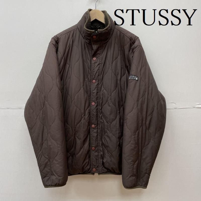 old stussy リバーシブルキルティングボアジャケット