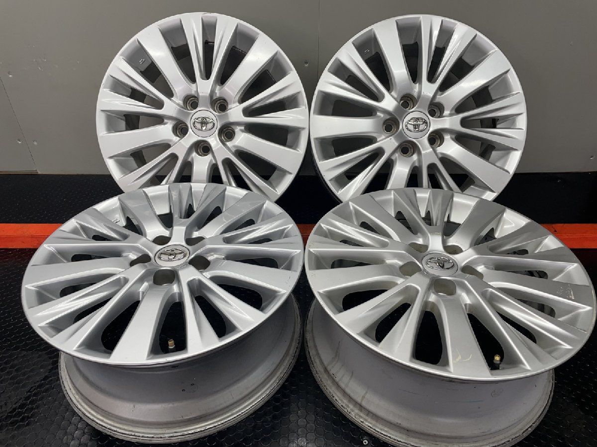 TOYOTA トヨタ 20アルファード後期 純正ホイール 18インチ 4本 7.5J5HPCD114.3 45 ヴェルファイア SHA005