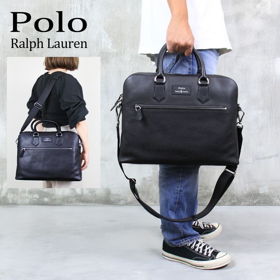 商品 POLO RALPH LAUREN ポロラルフローレン 405962458 ビジネスバッグ ブリーフケース レザー 2WAY ショルダーバッグ