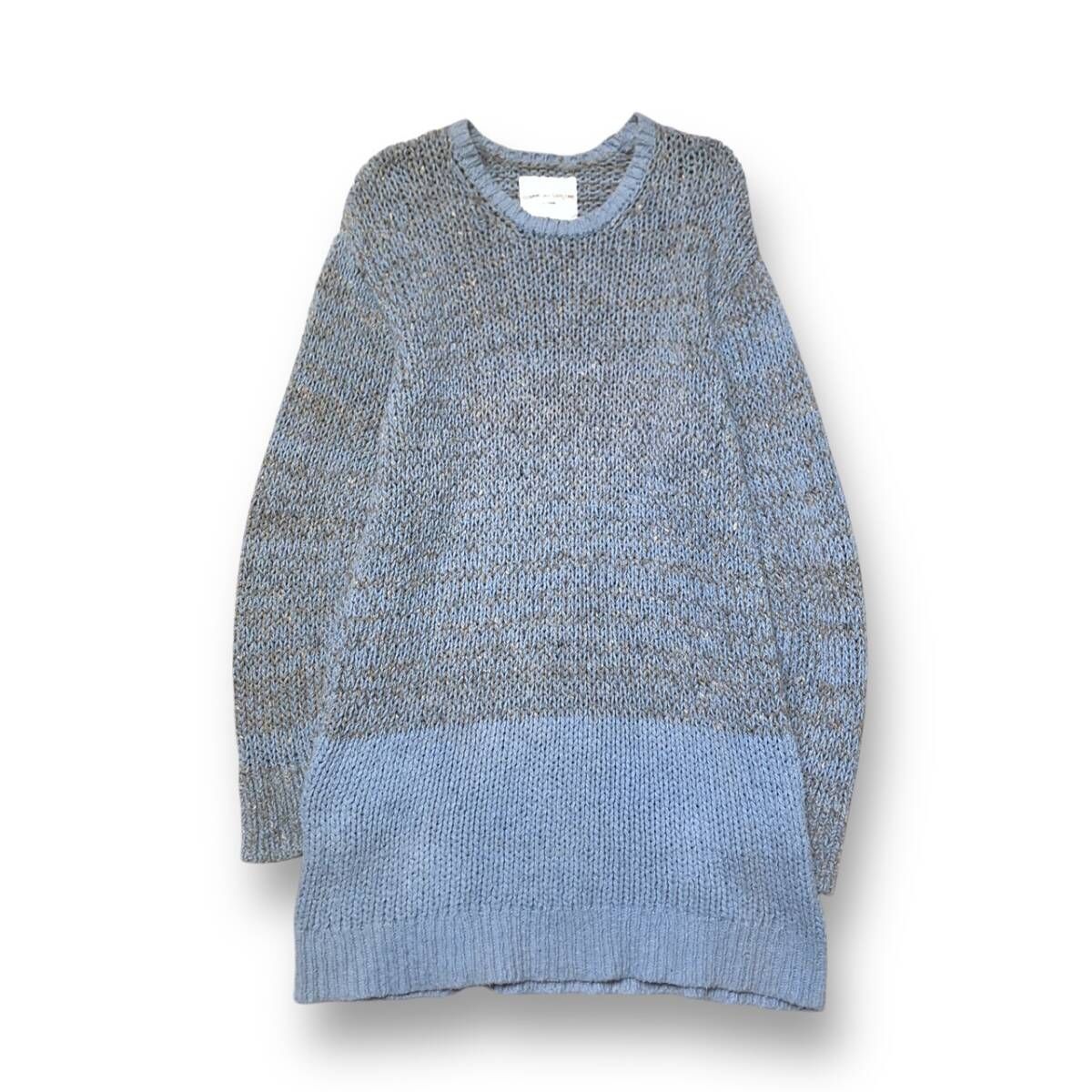 田中オム COMME des GARCONS HOMME ケーブルニット ブルー系 IN-040080 
