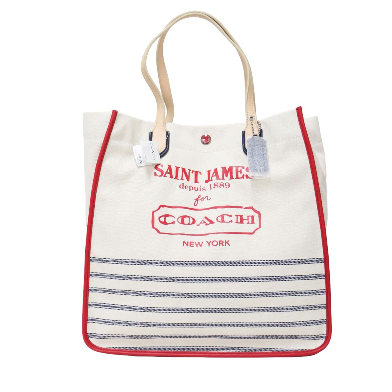 新品】COACH コーチ SAINT JAMES ラージ トートバッグ 23477 