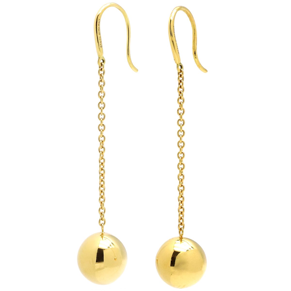 極美品✨ ティファニー ピアス 両耳 ハート フープ AU750 ゴールド 極美品✨ ティファニー ピアス 両耳 ハート フープ AU750
