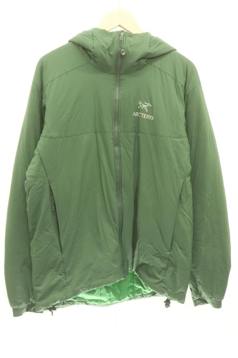 ARC TERYX メンズナイロンジャケット M Atom AR Hoody ARC TERYX M 緑 グリーン ロゴ 02T-93102