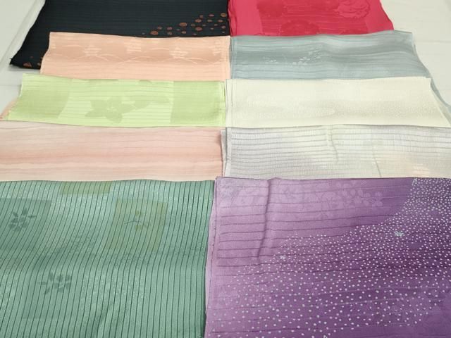 平和屋着物＊夏物 和装小物 帯揚げ10枚 未使用品あり 逸品 DAAP5255by