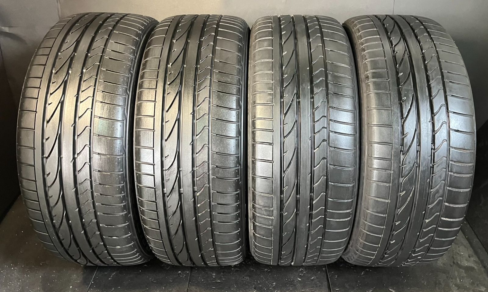製 2019年製 約8.8～9.6分山 ブリヂストン BRIDGESTONE ポテンザ POTENZA RE050A 225 50R18 4本 h_388