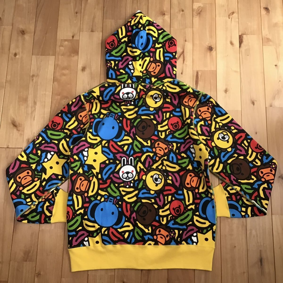 APE BAPE BABY MILO ANIMALS アニマル パーカー L - パーカー