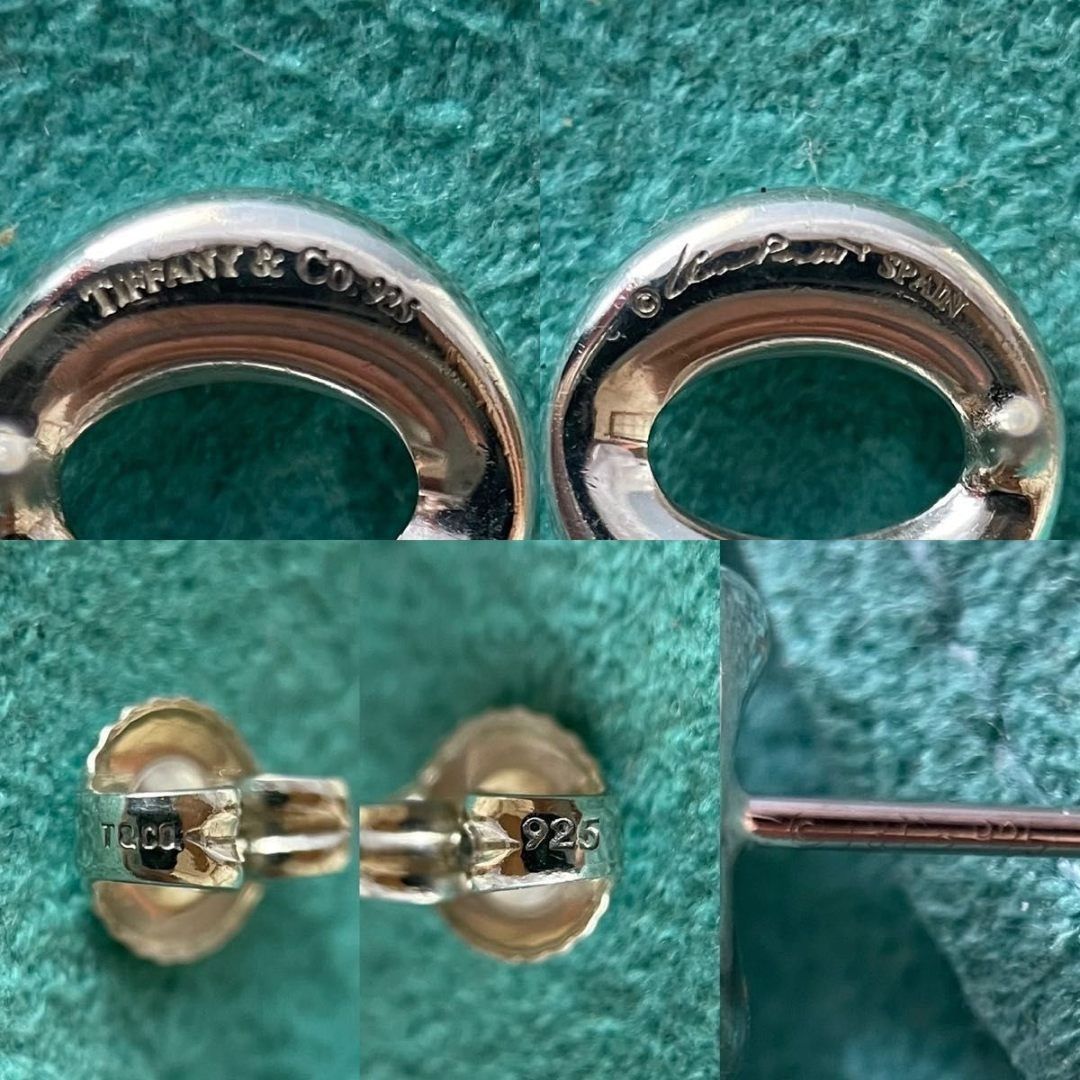 ティファニー 希少 エルサペレッティ セビアナ ピアス 925 PK4fe