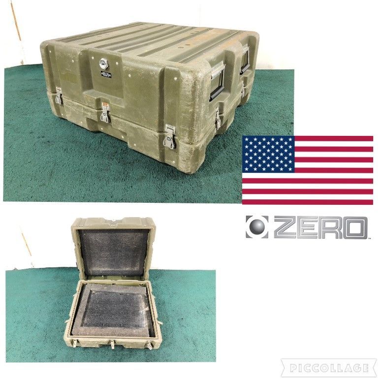 【米軍放出品】ZERO ツールボックス ハードケース 道具箱 工具箱 ストレージボックス ミリタリー 世田谷ベース (200)BJ8LK-2#24