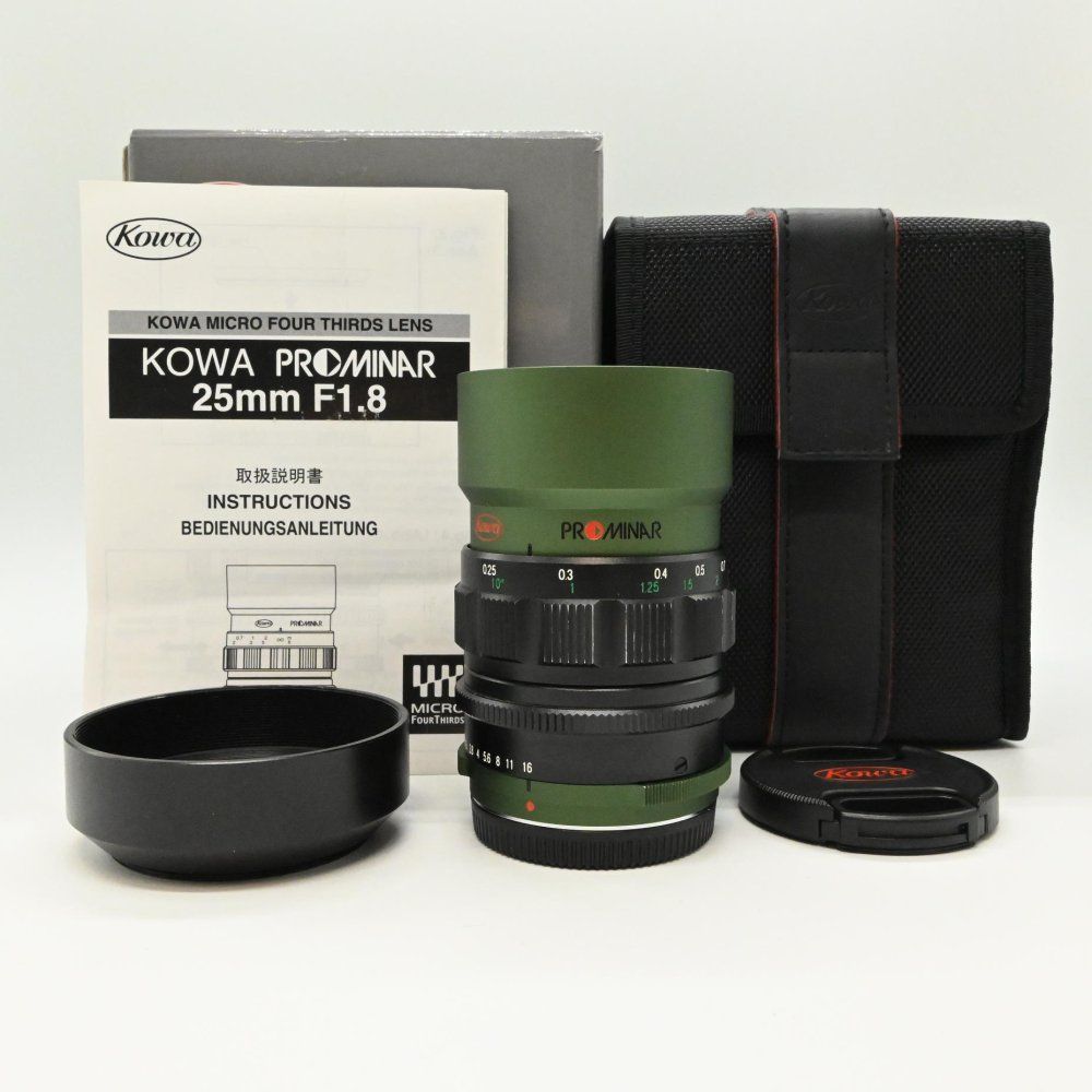 Kowa 単焦点レンズ PROMINAR 25mm F1.8 グリーン マイクロフォーサーズ PROMINAR 25mm F1.8 GR