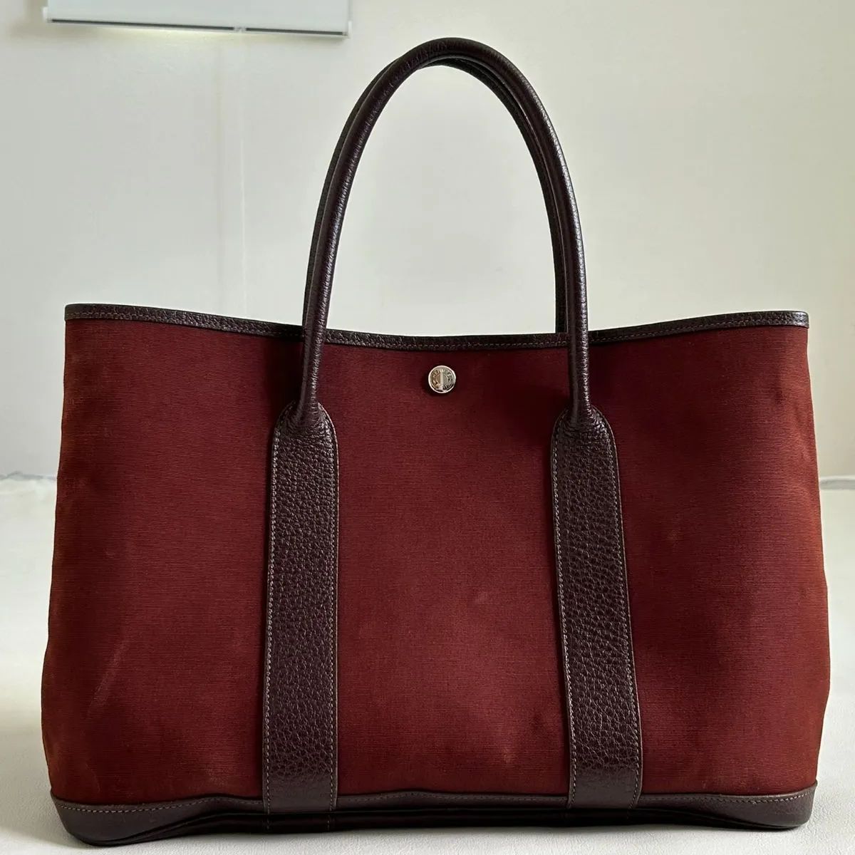 レア✦HERMES エルメス トートバッグ ガーデンパーティ PM トワル  