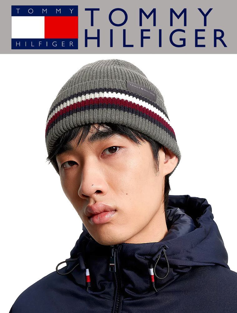 TOMMY HILFIGERトミーヒルフィガー ニットビーニー 海外限定