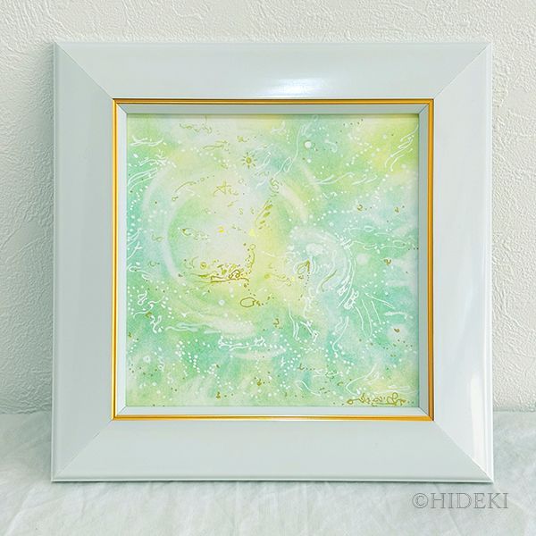 抽象画パステルアート