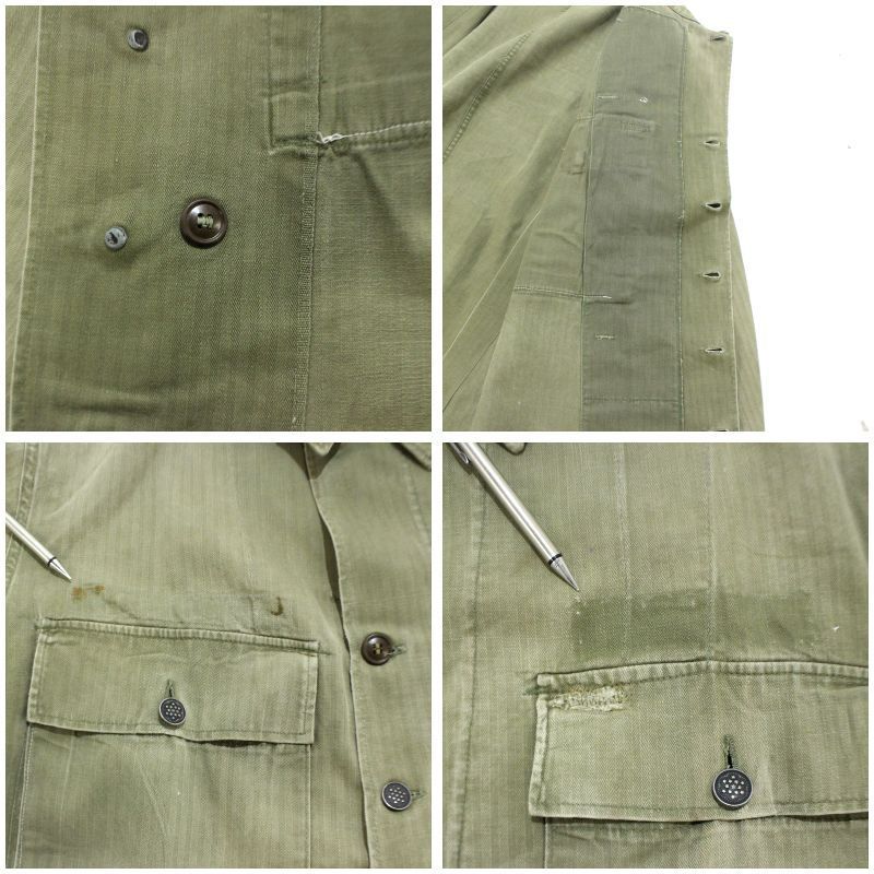 【vintage】M-43 ARMY アメリカ軍 ヘリンボーン 13スター 40s 40年代 アメリカ軍 米軍 ミリタリー ヘリンボーンツイル 13