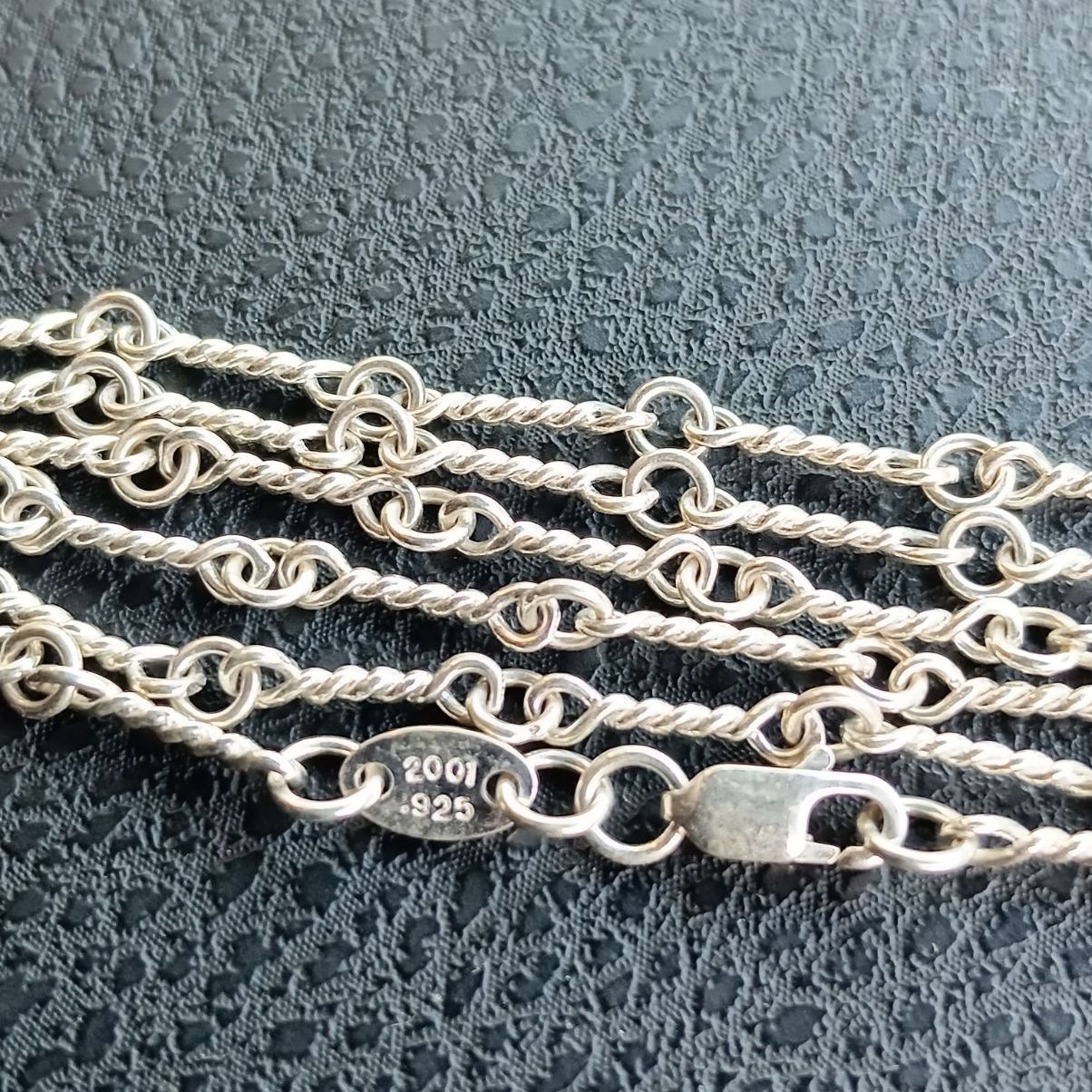 仕上げ CHROME HEARTS ツイストチェーン sv.925