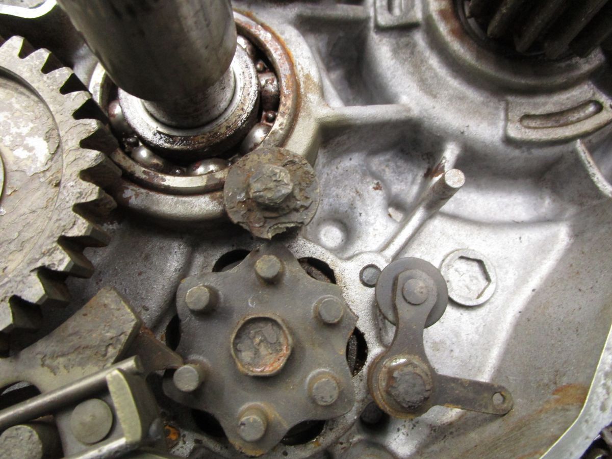 KDX200 エンジン腰下 クランクケース A6890 カワサキ DX200EE キャブ車 BRIGHTFACE_UK