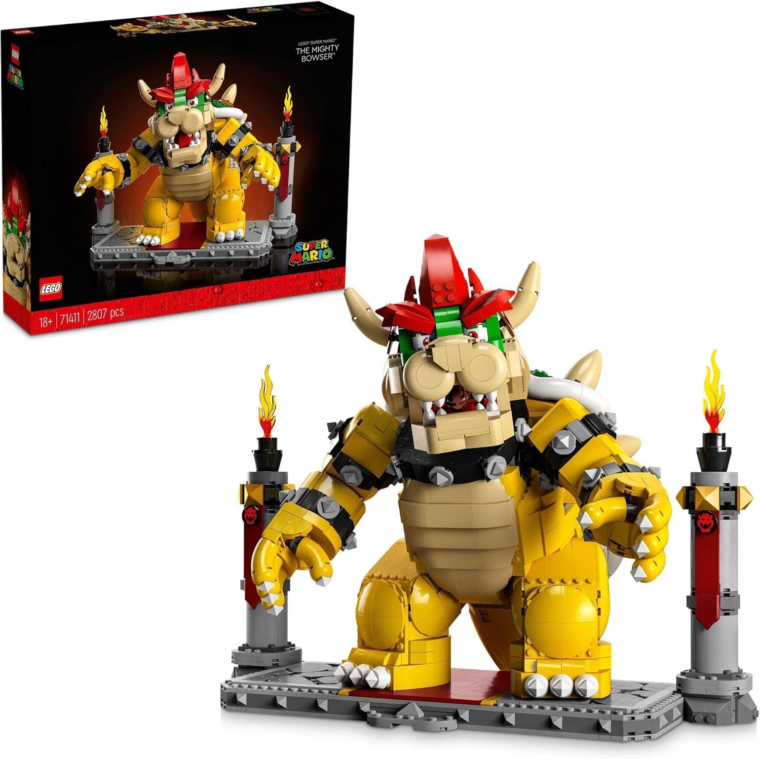 レゴ(LEGO) スーパーマリオ 大魔王クッパ おもちゃ 玩具 誕生日 プレゼント ブロック バレンタイン男性 女性 マリオ グッズ ゲーム 71411