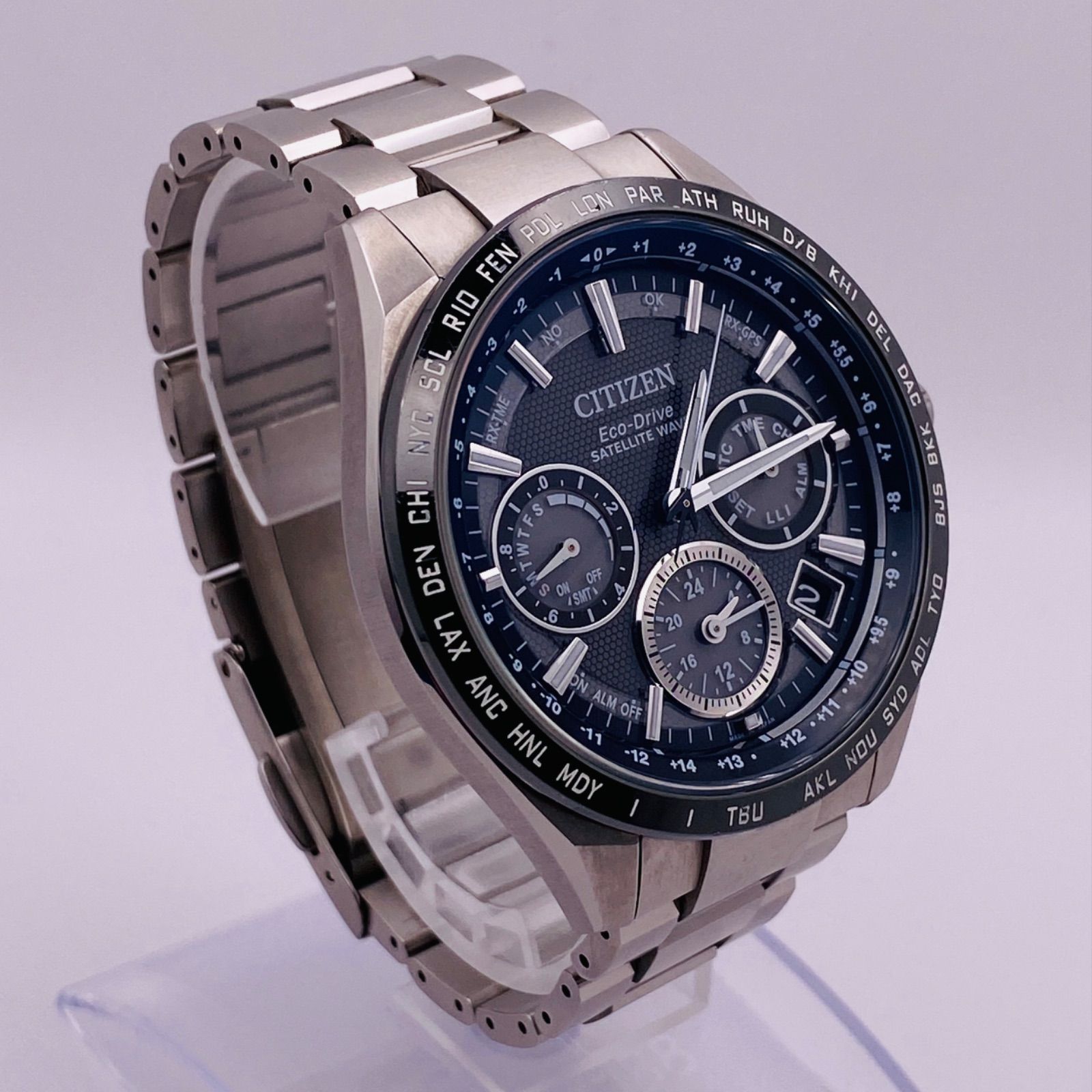 T238）良品 稼動品 CITIZEN シチズン GPSソーラー ECO-DRIVE ATTESA アテッサ Satellite Wave  サテライトウェーブ CC9015-54E F900-T021531 人気 時計 メンズ ユニセックス - メルカリ