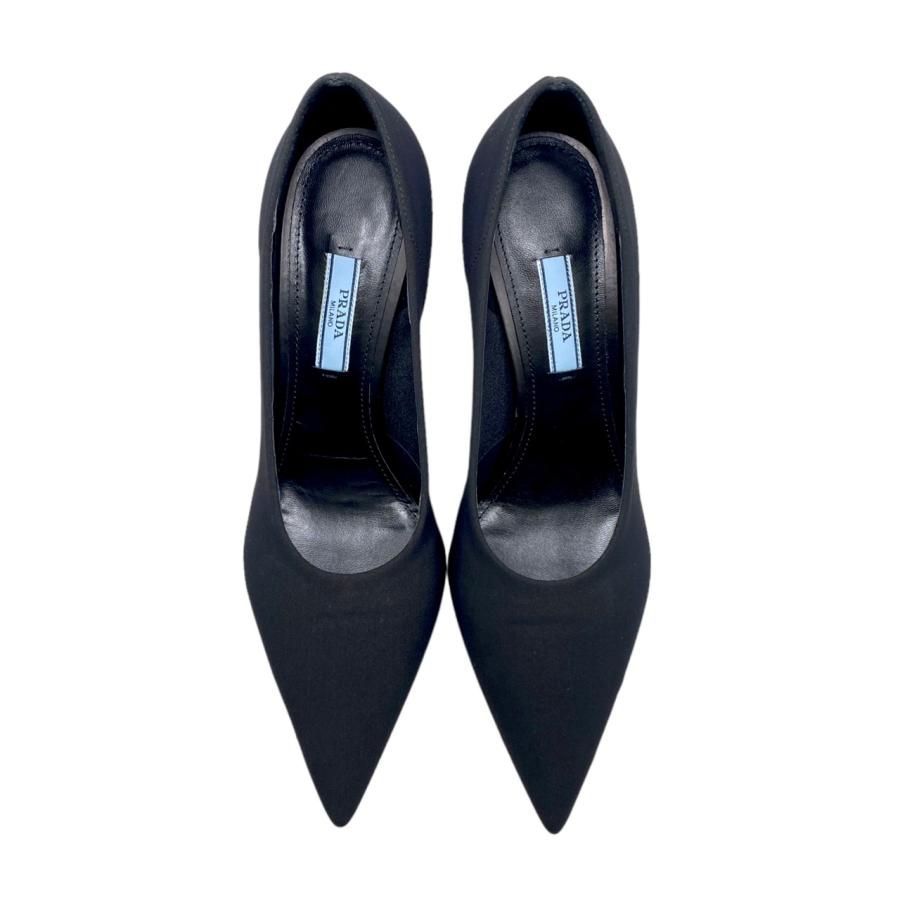 ☆E2610 プラダ パンプス ハイヒール 38サイズ ブラック PRADA