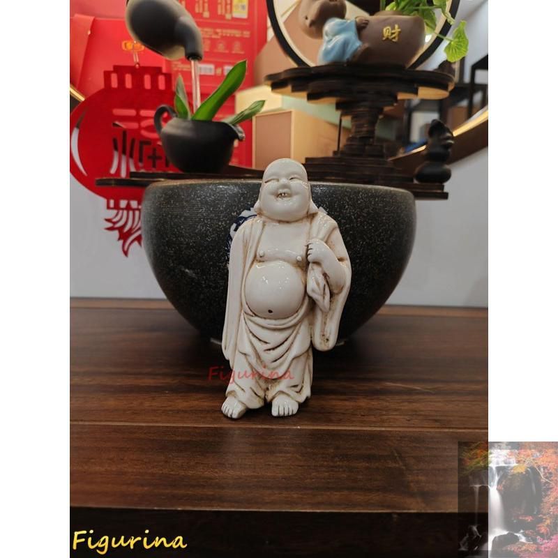 布袋様　七福神　置物　骨董 木製七福神 布袋様 置物 布袋尊 骨董品 掘り出し物 レア限定品