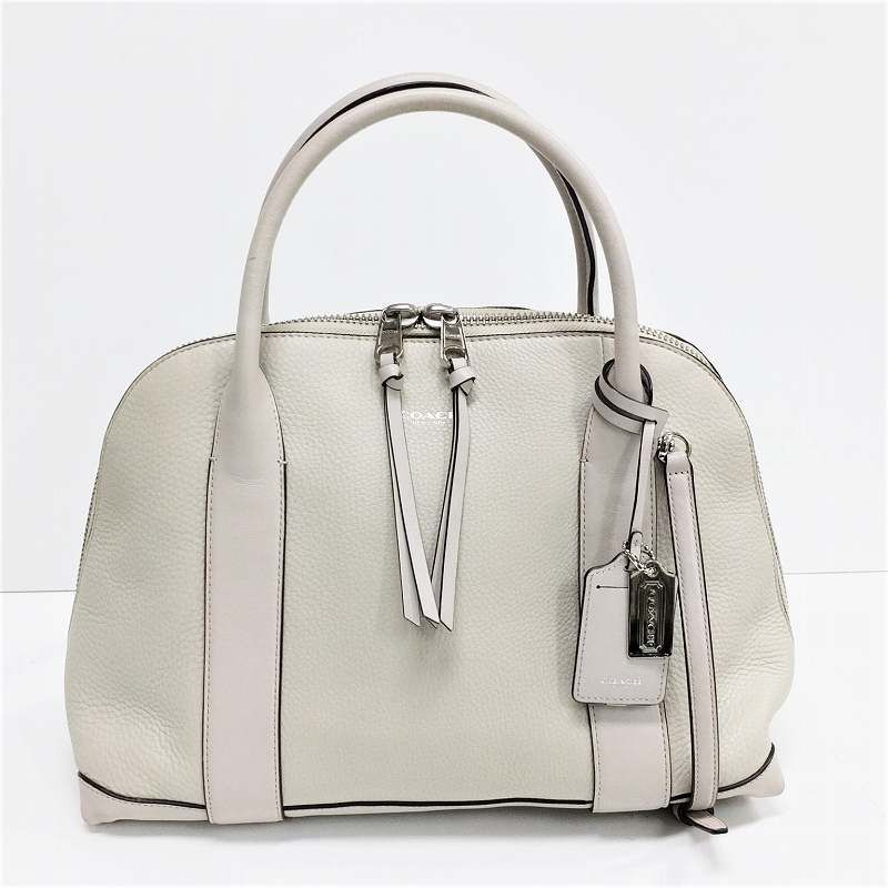 COACH コーチ ブリーカー ペブルドレザー プレストンサッチェル