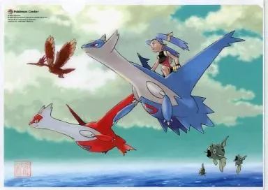 【PSA8】ポケモンギャラリーコレクション 『ラティアスとラティオスのいる風景』 PSA8】ポケモンギャラリーコレクション 『ラティアスと