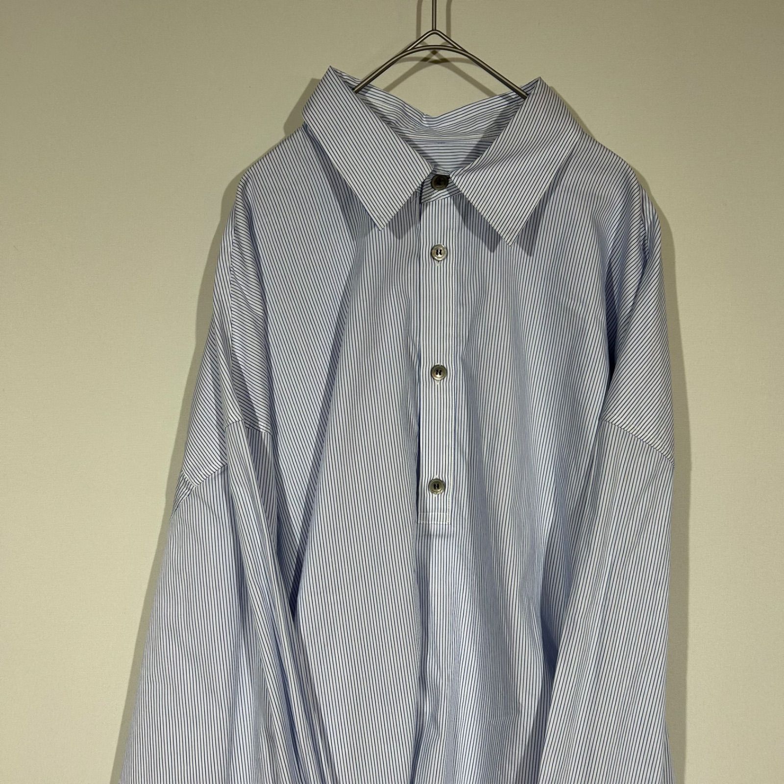 ロングプルオーバーシャツ オーバーサイズ