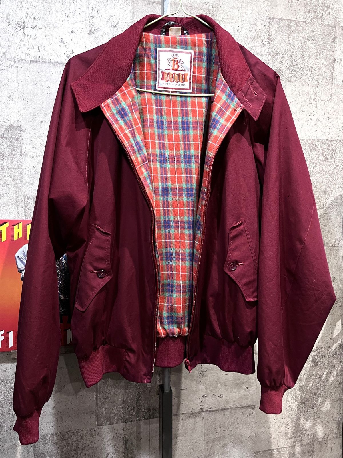 英国製 バラクータ コットン G-9 ハリントンジャケット 42 スイング