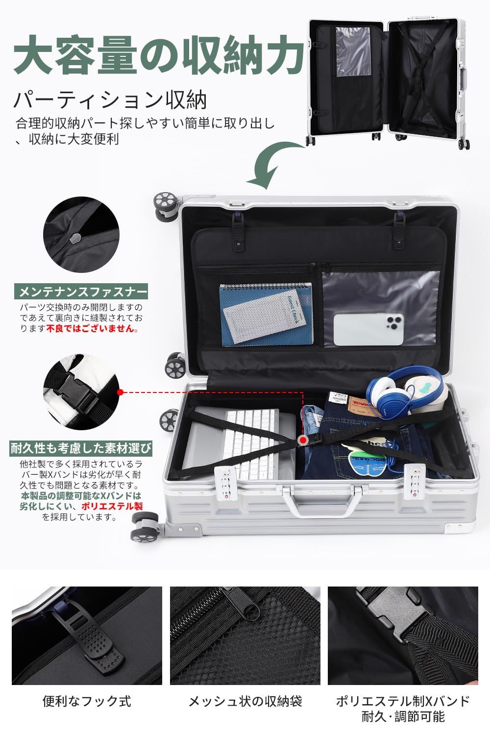 [WanderMore] スーツケース キャリーケース キャリーバッグ Amazon.co.jp: [WanderMore] スーツケース キャリーケース