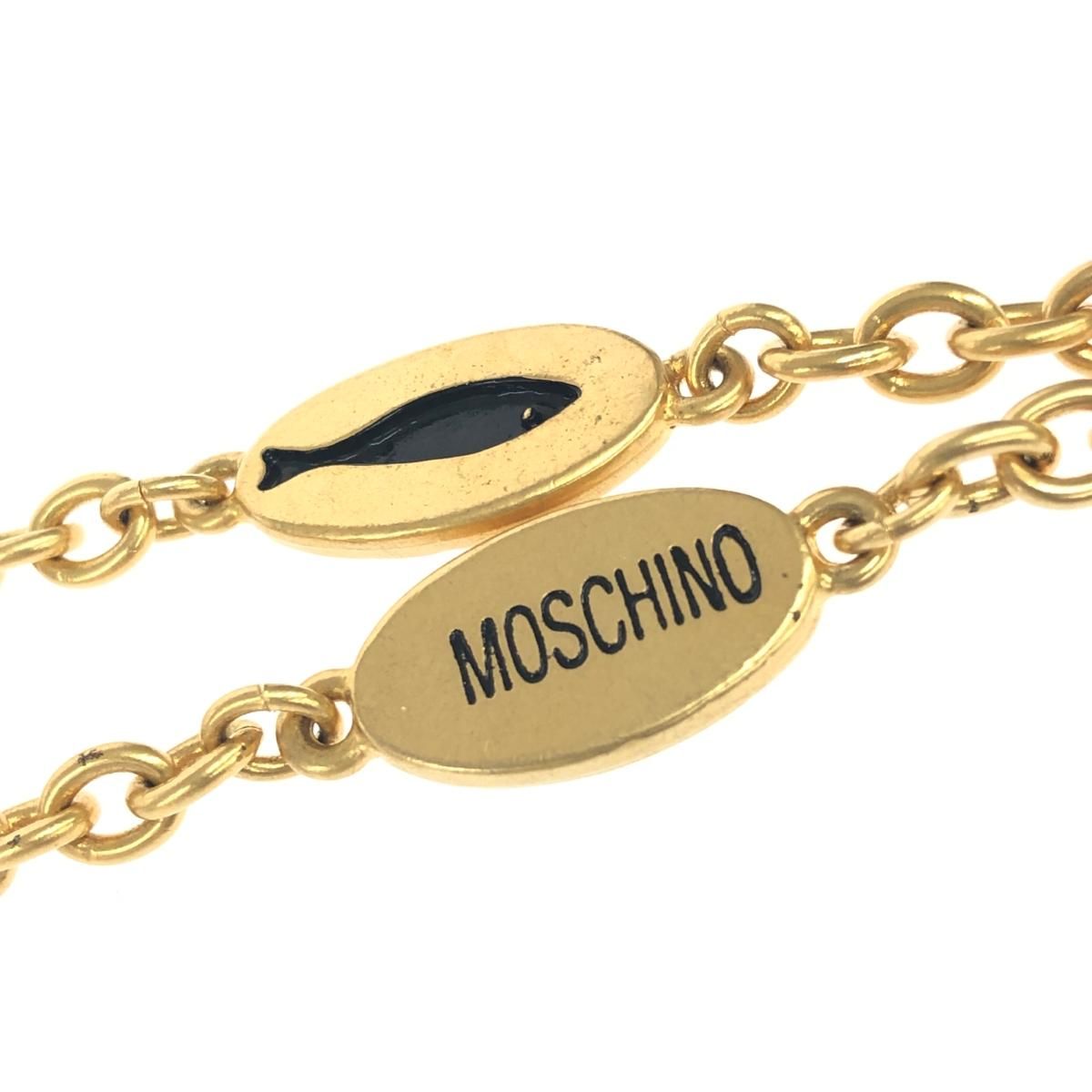 MOSCHINO モスキーノ ヴィンテージ ネックレス ゴールドカラー
