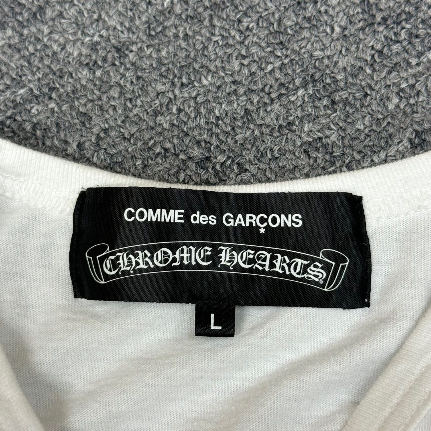 CHROME HEARTS × COMME des GARCONS DSMG別注 レインボーロゴTシャツ 半袖 ドーバーストリートマーケット コムデギャルソン  クロムハーツ コラボ ZB-T001 L 78004A4 - メルカリ