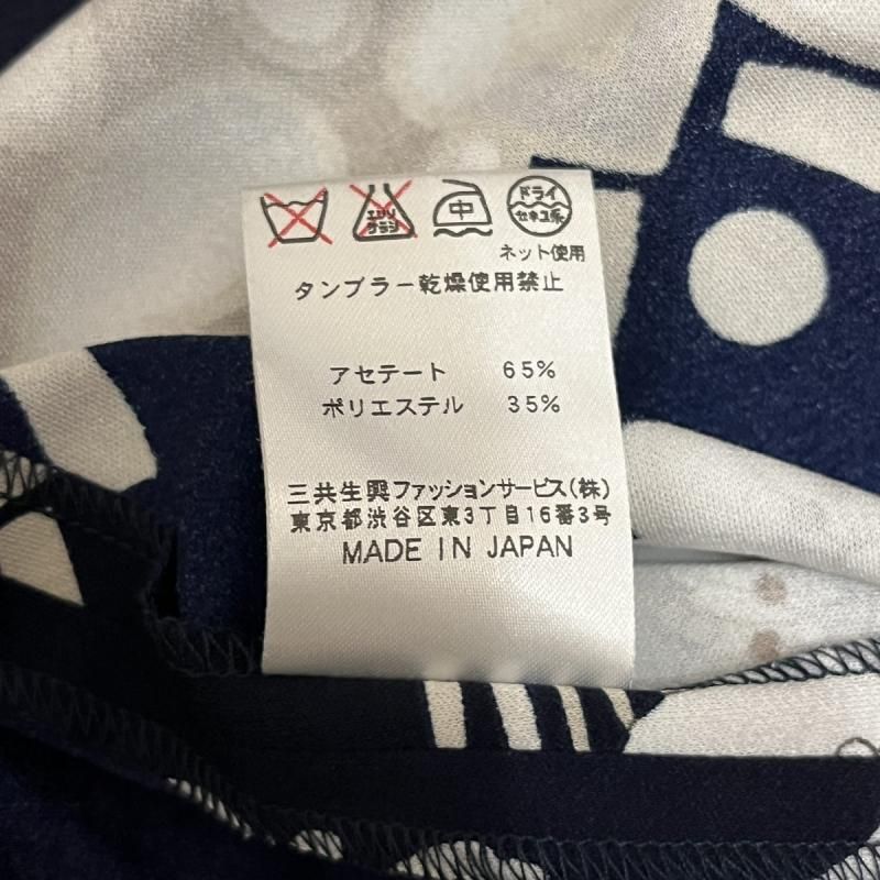 レオナール LEONARD FASHION 美品 カンカン素材 ワンピース