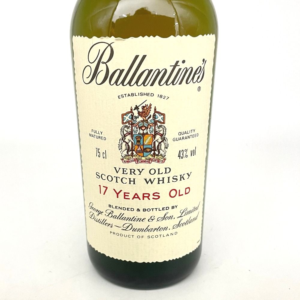 特級　バランタイン　17年　750ml　43%　青青紋章　ウイスキー　未開　古酒 バランタイン 17年 旧ボトル 青青紋章 推定80年後半～90年後半