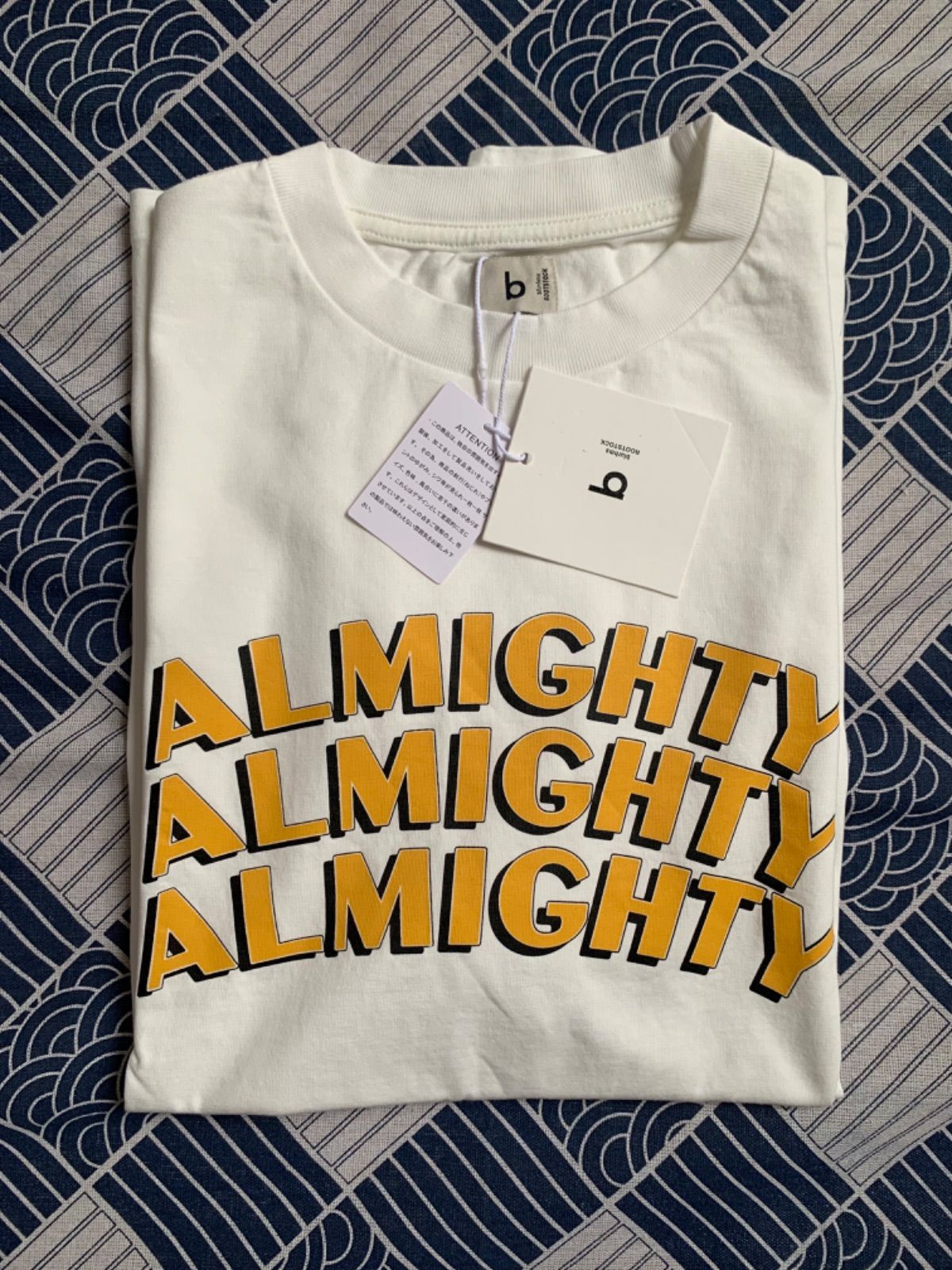 blurhms rootstock ALMIGHTYプリント半袖Tシャツ