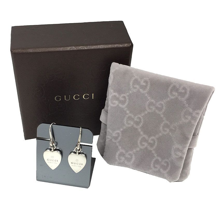 ！美品！　GUCCI グッチ　ピアス　Ag925 シルバー　110aa 美品！ GUCCI グッチ ピアス Ag925 シルバー 110aa - メルカリ