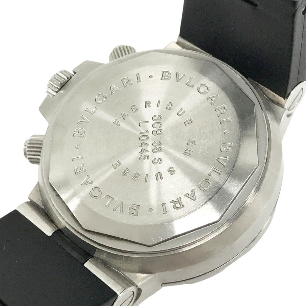 BVLGARI ブルガリ SCB38S ディアゴノ ブラックダイヤル 自動巻き