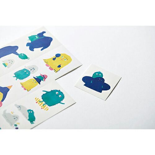 まとめ キングジム シール おおきめシ−ル モンスター LSS 007