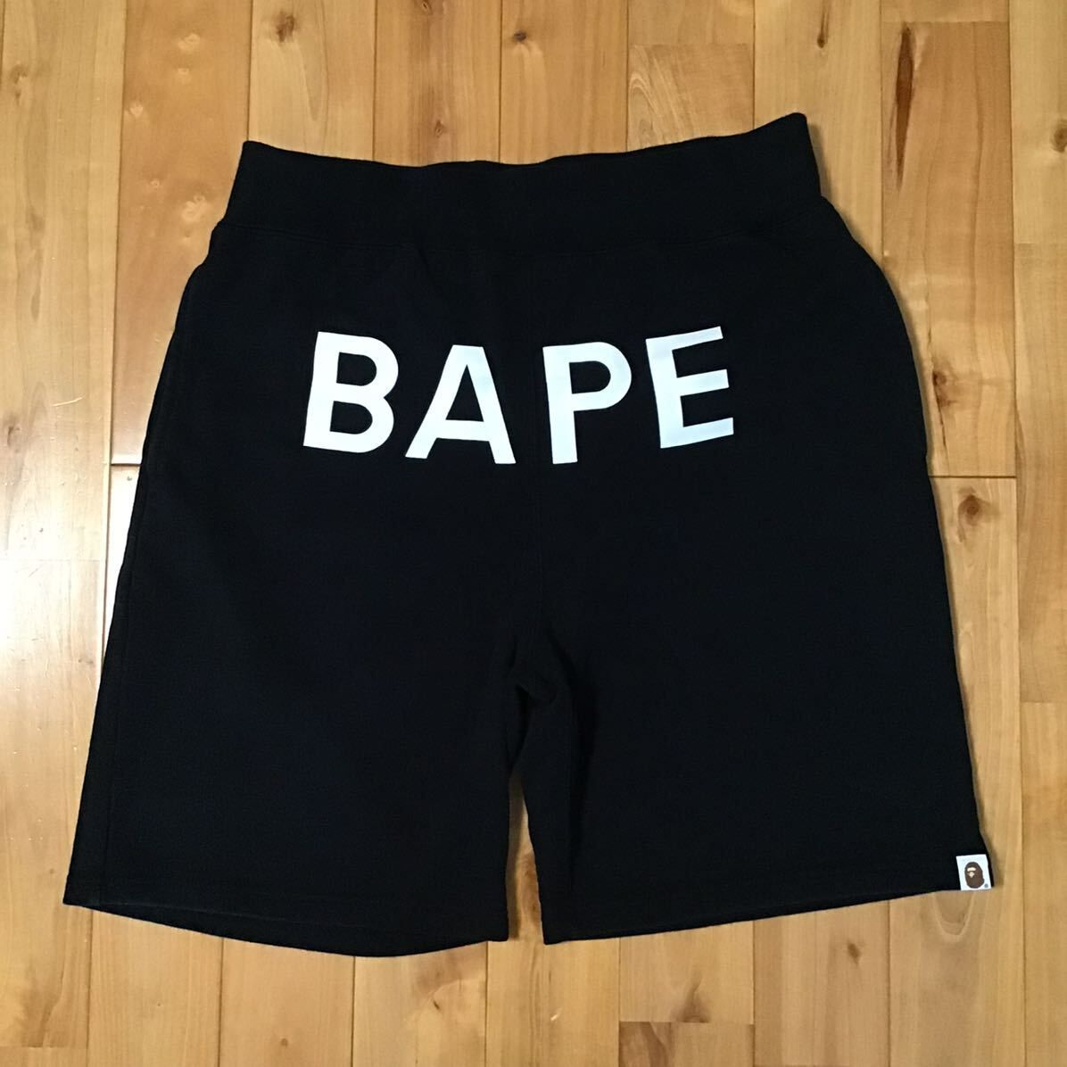 ☆2XL☆ BAPE LOGO スウェット ハーフパンツ a bathing ape sweat