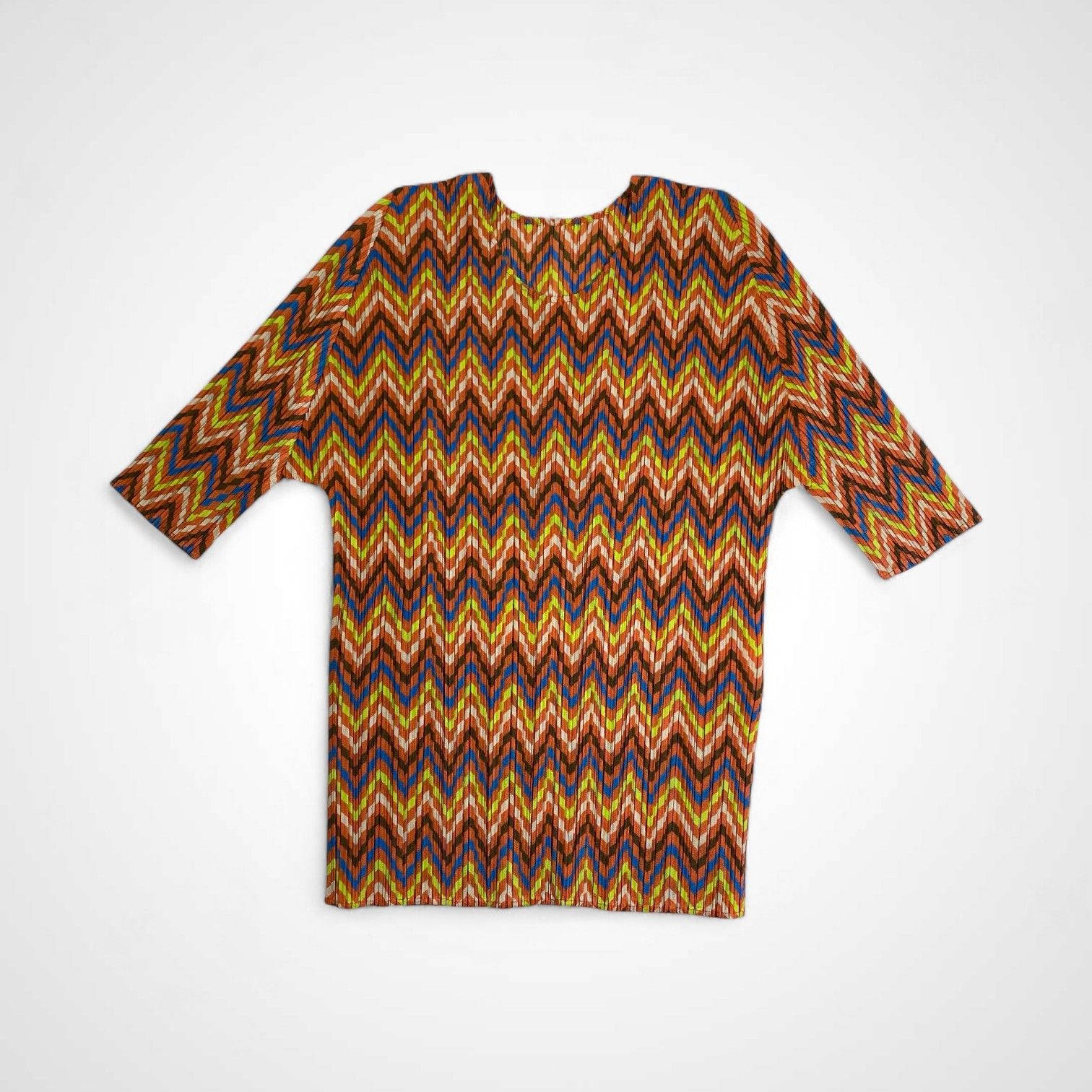 PLEATS PLEASE プリーツプリーズ geometry psychedelic cut-sew プリーツ カットソー 2018AW SIZE 3