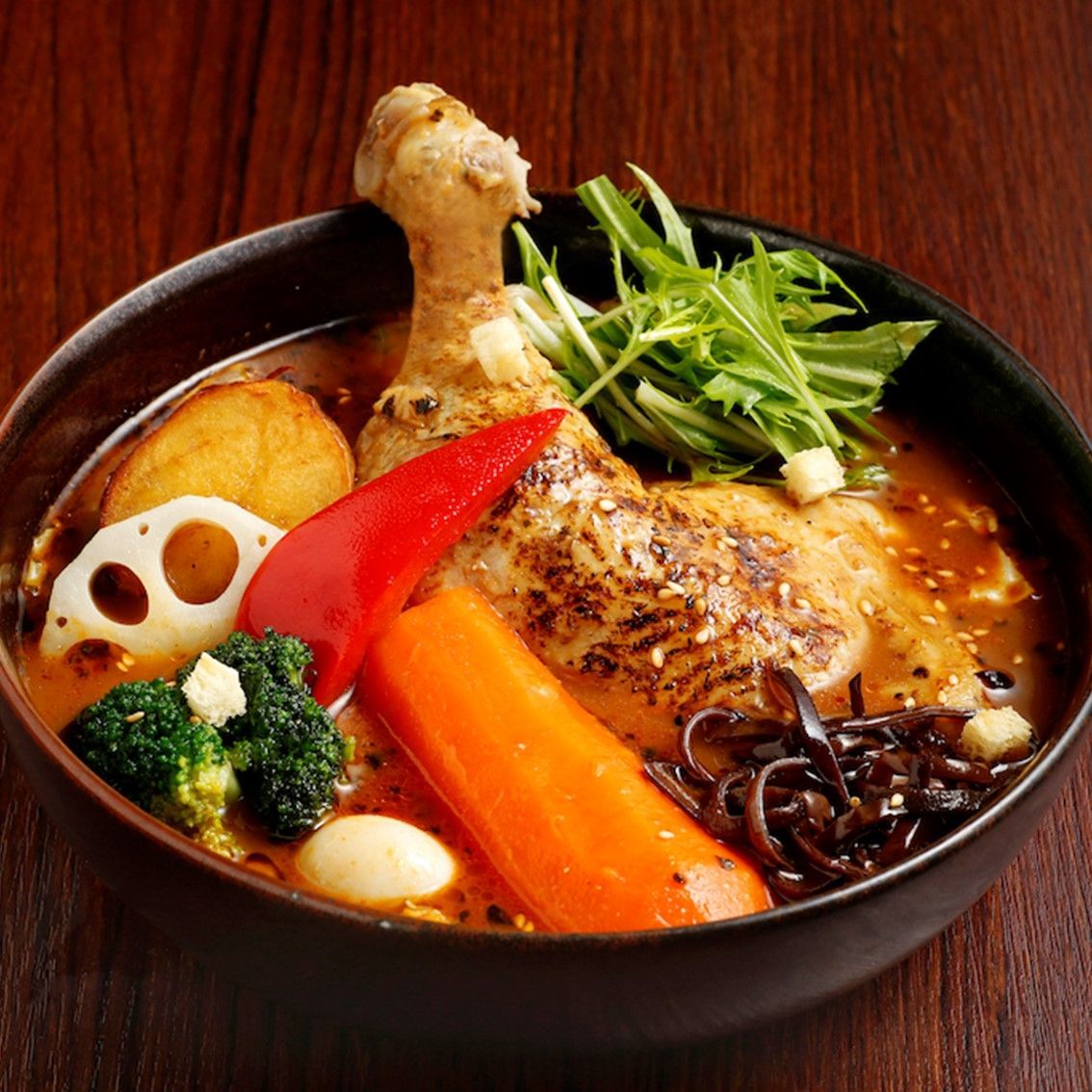 札幌スープカレー GARAKU（ガラク）人気のチキン 豚角煮セット 4食入り-1