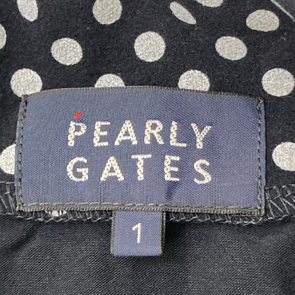 サイズ：1 PEARLY GATES パーリーゲイツ 2023年モデル ハーフジップ長袖Tシャツ 刺繍  ホワイト系 [240101426341] ゴルフウェア レディース ストスト PEARLY GATES パーリーゲイツ 2023年モデル スニードジャック