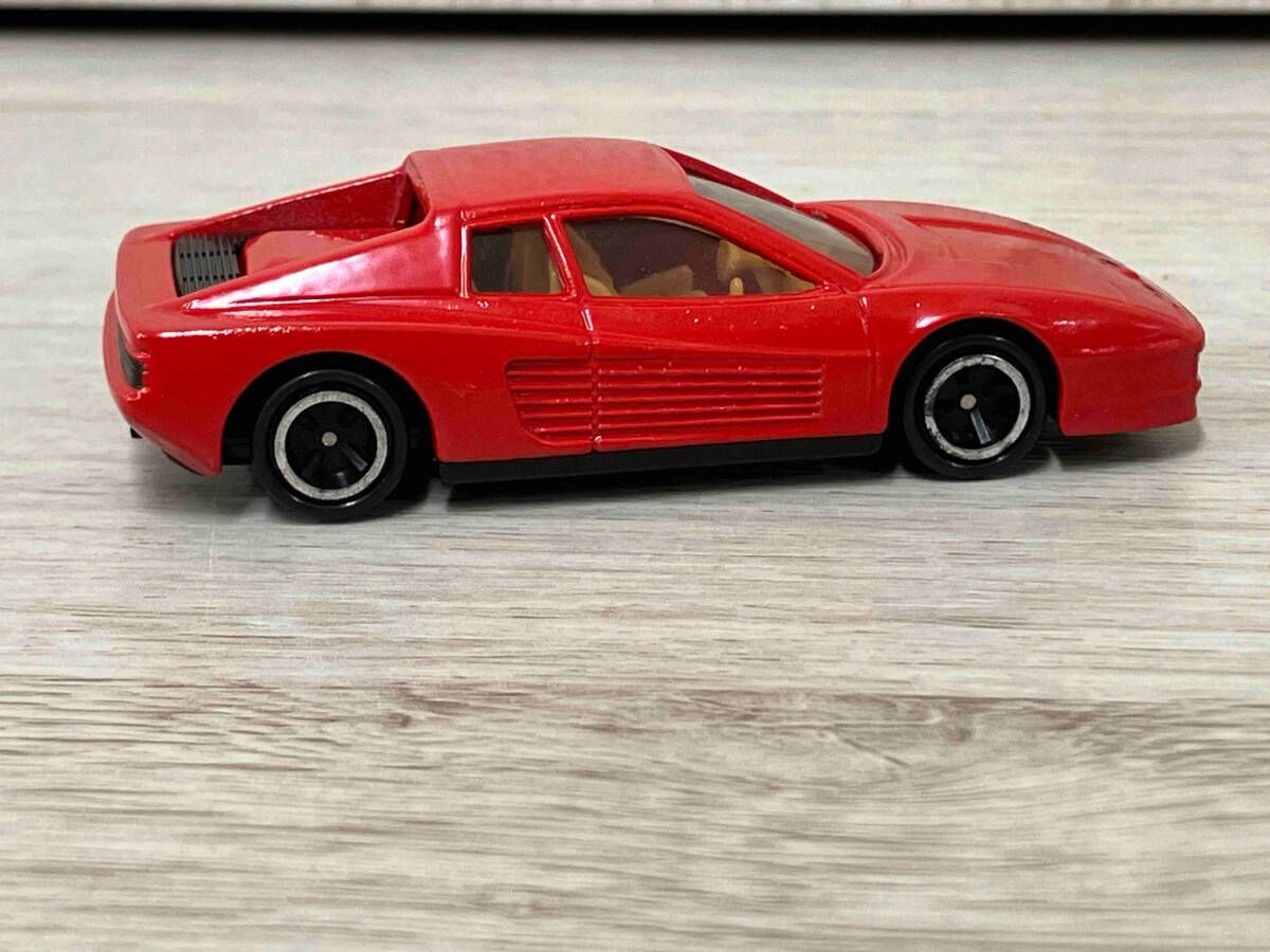 箱ヤケあり】 トミカ No.91 フェラーリ テスタロッサ 赤 肌色