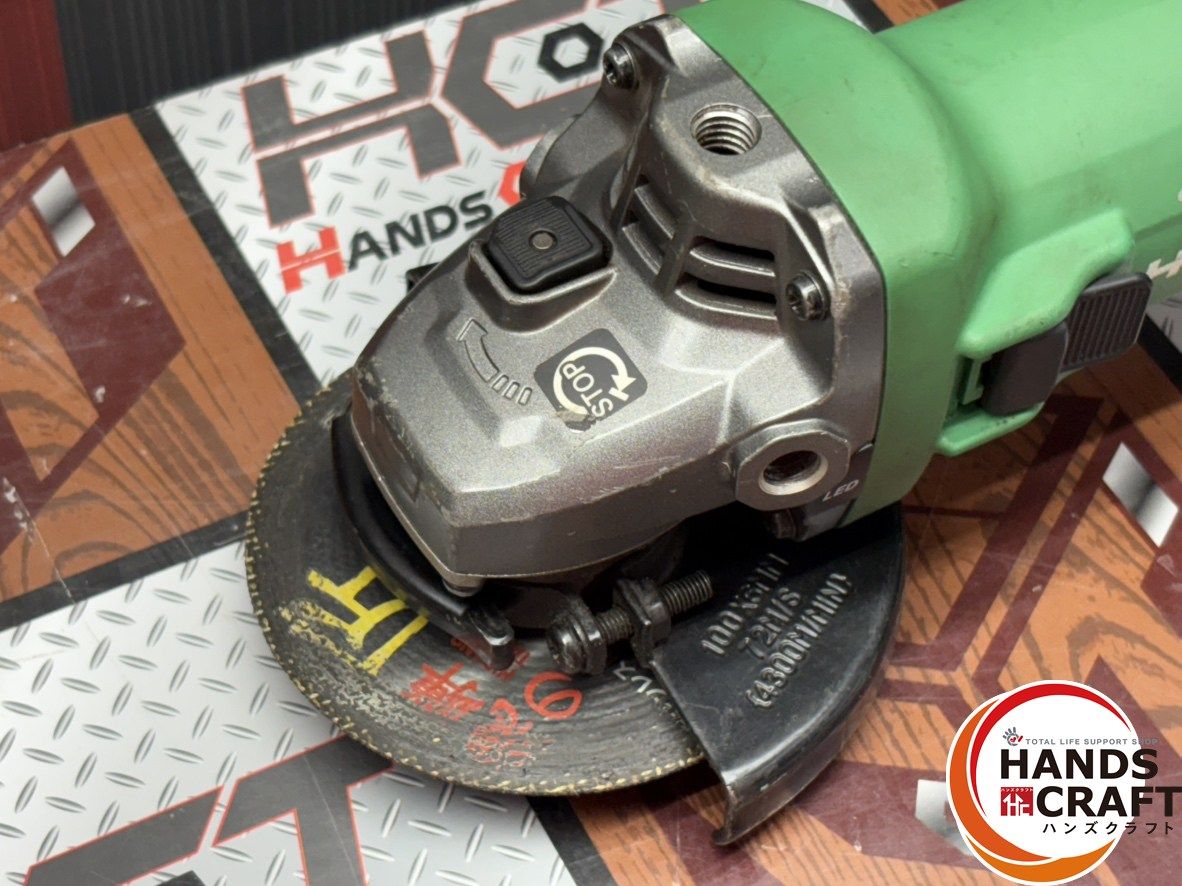 中古】ハイコーキ HiKOKI G3610DC 100mmコードレスディスクグラインダ